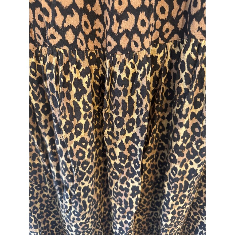 Maeve black cheetah print midi dress - Picture 5 of 5